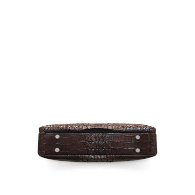 CMB0191HMX : CROCODILE HORNBACK LEATHER BRIEFCASE BUSINESS BAG