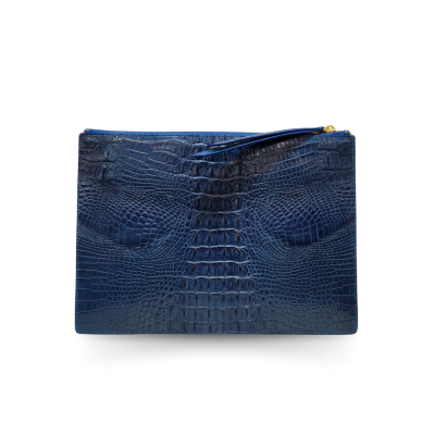 CROCODILE HORNBACK LEATHER MEN CLUTCH BAG: CMB0194HMX
