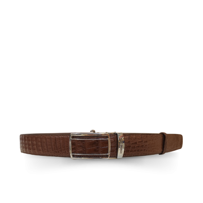 CMBT001H-1.5 : CROCODILE HORNBACK LEATHER MEN BELT 1.5 INCHES