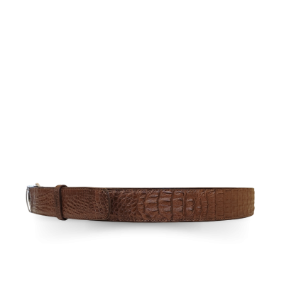 CMBT001H-1.5 : CROCODILE HORNBACK LEATHER MEN BELT 1.5 INCHES
