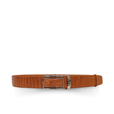 CMBT001H-1.5 : CROCODILE HORNBACK LEATHER MEN BELT 1.5 INCHES