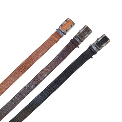 Crocodile Leather belt CMBT001H1.5