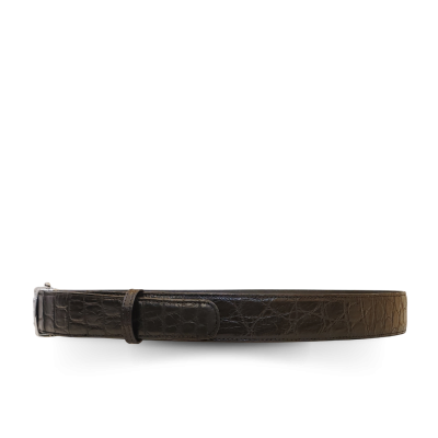 CMBT003SM-1.5 : CROCODILE BELLY LEATHER MEN BELT 1.5 INCHES