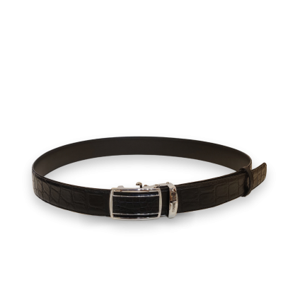 CMBT003SM-1.5 : CROCODILE BELLY LEATHER MEN BELT 1.5 INCHES