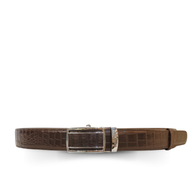 CMBT003SM-1.5 : CROCODILE BELLY LEATHER MEN BELT 1.5 INCHES