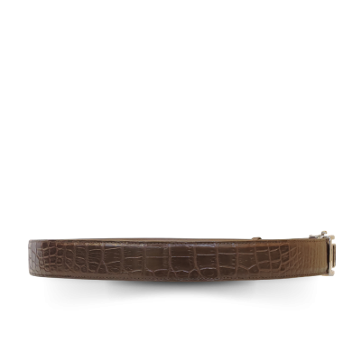 CMBT003SM-1.5 : CROCODILE BELLY LEATHER MEN BELT 1.5 INCHES