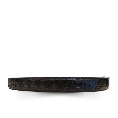 CMBT004B-1.5 : CROCODILE BACK LEATHER MEN BELT