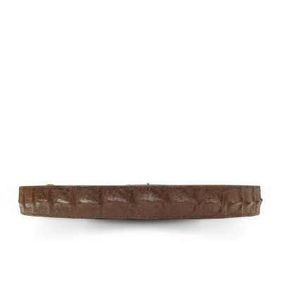 CMBT004B-1.5 : CROCODILE BACK LEATHER MEN BELT
