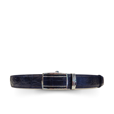 CMBT004B-1.5 : CROCODILE BACK LEATHER MEN BELT
