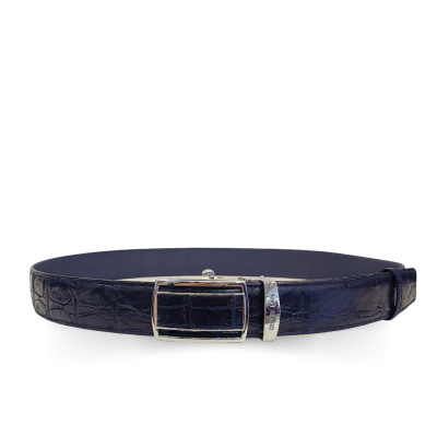 CMBT004B-1.5 : CROCODILE BACK LEATHER MEN BELT