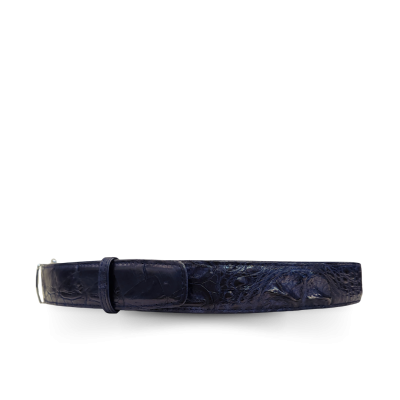 CMBT004B-1.5 : CROCODILE BACK LEATHER MEN BELT