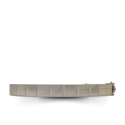 CMBT007SL-1.5 : CROCODILE BELLY LEATHER MEN BELT 1.5 INCHES