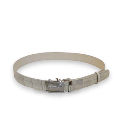 CMBT007SL-1.5 : CROCODILE BELLY LEATHER MEN BELT 1.5 INCHES