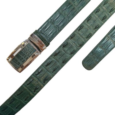 CROCODILE BACK LEATHER BELT : CMBT02BB15