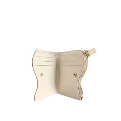 CROCODILE LEATHER SHORT BI-FOLD & ZIPPED WALLET : CW0122SLS1R