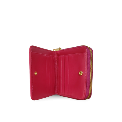 CW0122SSAY : CROCODILE BELLY LEATHER SHORT BI-FOLD & ZIPPED WALLET