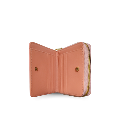 CW0122SSAY : CROCODILE BELLY LEATHER SHORT BI-FOLD & ZIPPED WALLET