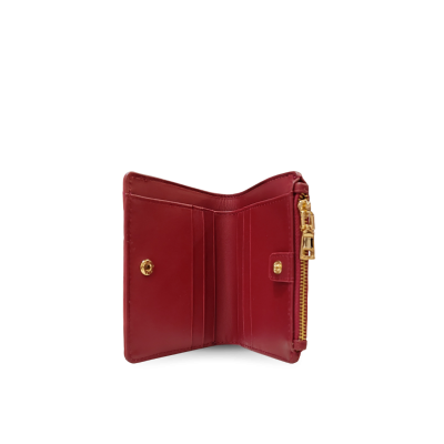 CW0122SSHKAY : CROCODILE BELLY LEATHER SHORT BI-FOLD & ZIPPED WALLET
