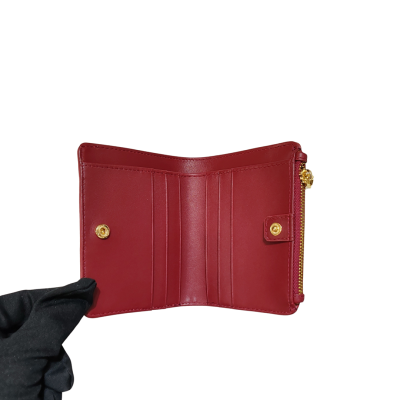 CROCODILE BELLY LEATHER SHORT BI-FOLD & ZIPPED WALLET : CW0122SSHKAY