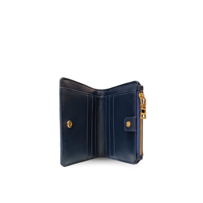 CW0122SSHKAY : CROCODILE BELLY LEATHER SHORT BI-FOLD & ZIPPED WALLET