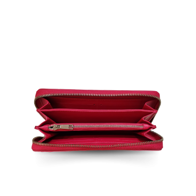 CROCODILE BACK BELLY LEATHER LONG MEDIUM ZIPPED WALLET : CW01BSMY