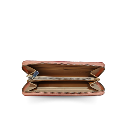 CW01BT-M-MX | GENUINE CROCODILE BACK & TAIL LEATHER LONG MEDIUM ZIP WALLET