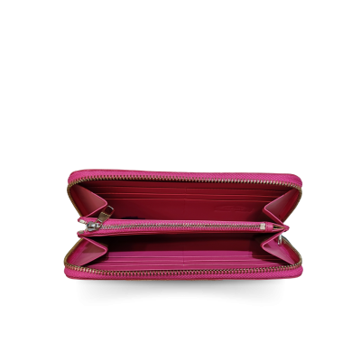 CW01BT-M-MX | GENUINE CROCODILE BACK & TAIL LEATHER LONG MEDIUM ZIP WALLET