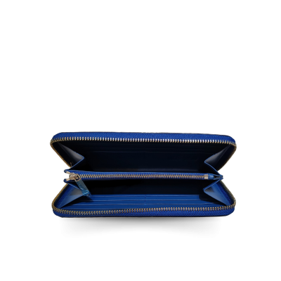 CROCODILE HORNBACK LEATHER LONG MEDIUM ZIPPED WALLET : CW01HKMMX