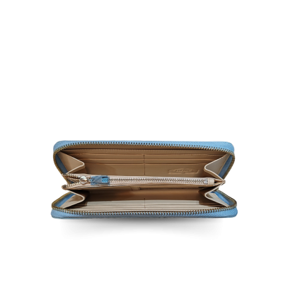 CROCODILE HORNBACK LEATHER LONG MEDIUM ZIPPED WALLET : CW01HKMMX