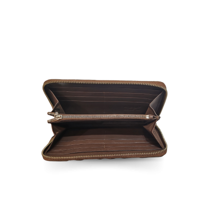 CW01HZ-M-MX : CROCODILE HALF HORNBACK LEATHER LONG MEDIUM ZIPPED WALLET