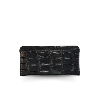 CROCODILE BELLY LEATHER LONG WALLET : CW01SMCARDY