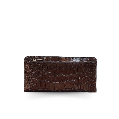 CROCODILE BELLY LEATHER LONG WALLET : CW01SMCARDY