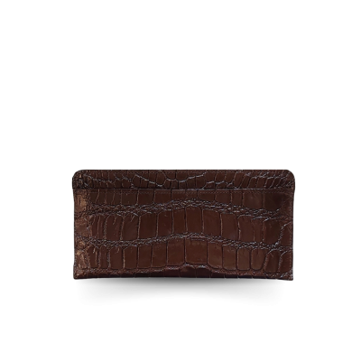 CROCODILE BELLY LEATHER LONG WALLET : CW01SMCARDY