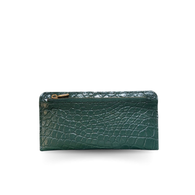 CROCODILE BELLY LEATHER LONG WALLET : CW01SMCARDY