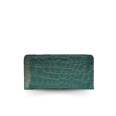 CROCODILE BELLY LEATHER LONG WALLET : CW01SMCARDY