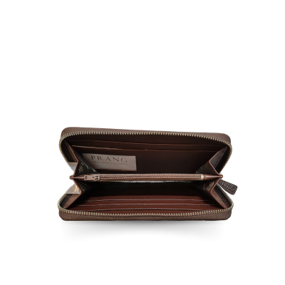 CROCODILE TAIL LEATHER SMALL MEDIUM ZIPPED WALLET : CW01TSAY