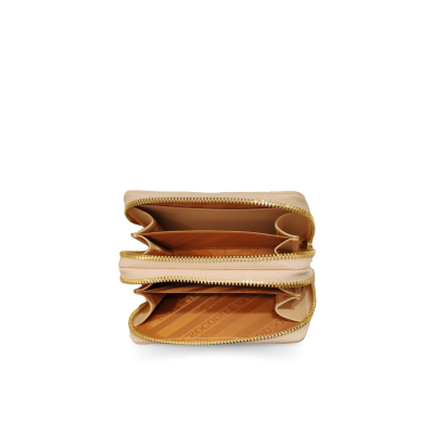 CW02BTSSHSAY : CROCODILE BACK TAIL LEATHER MINI POUCH WITH STRAP COIN PURSE