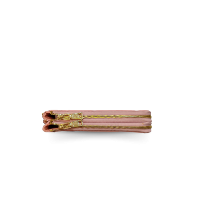 CW02SSS01AY : CROCODILE BELLY LEATHER MINI POUCH WITH STRAP COIN PURSE