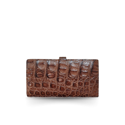 CROCODILE BELLY & BELLY LEATHER LONG BI-FOLD WALLET : CW22BSMBMX