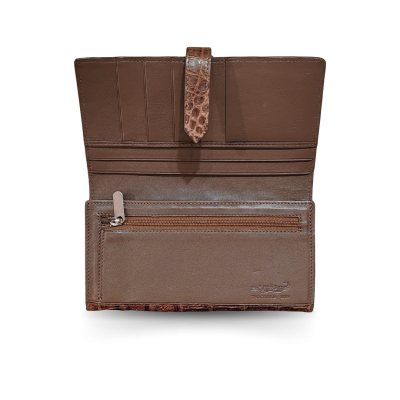 CROCODILE BELLY & BELLY LEATHER LONG BI-FOLD WALLET : CW22BSMBMX