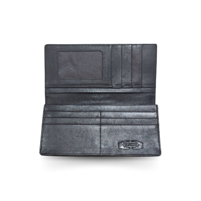 CROCODILE BACK & TAIL LEATHER LONG BI-FOLD WALLET : CW22BTMMX