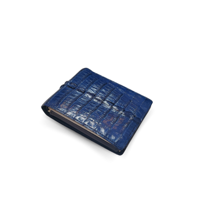CROCODILE TAIL LEATHER SHORT BI-FOLD WALLET : CW22BTS1MX