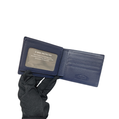 CROCODILE TAIL LEATHER SHORT BI-FOLD WALLET : CW22BTS1MX