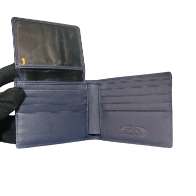 CROCODILE TAIL LEATHER SHORT BI-FOLD WALLET : CW22BTS1MX