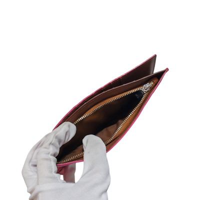 CROCOCIDLE TAIL BELLY LEATHER LONG BI-FOLD CARD WALLET : CW22BTSMCARDMX