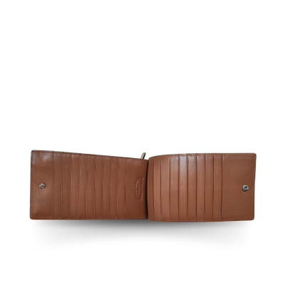 CROCOCIDLE TAIL BELLY LEATHER LONG BI-FOLD CARD WALLET : CW22BTSMCARDMX