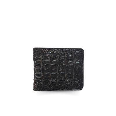 CW22BTSTLAY : CROCODILE HORNBACK LEATHER SHORT BI-FOLD WALLET