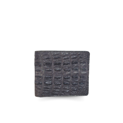 CW22BTSTLAY : CROCODILE HORNBACK LEATHER SHORT BI-FOLD WALLET