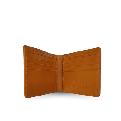 CW22BTSTLAY : CROCODILE HORNBACK LEATHER SHORT BI-FOLD WALLET