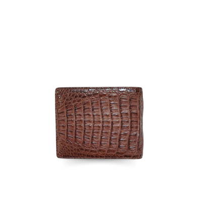 CROCODILE HORNBACK LEATHER SHORT BI-FOLD WALLET : CW22HKS1MX